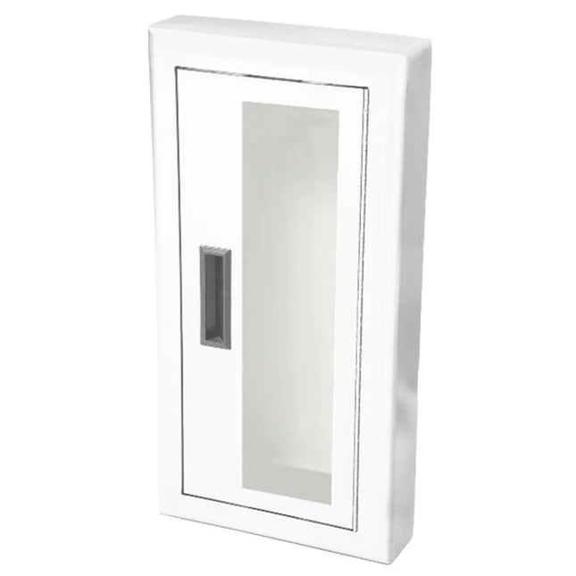 JL Industries 1012F10A Ambassador Fire Extinguisher Cabinet Full Glass w/ Pull Handle for 10LB Extinguishers