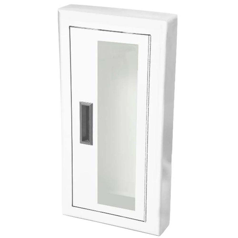 JL Industries 1012F10FX2A Ambassador Fire Extinguisher Cabinet Full Glass w/ Pull Handle Fire Rated for 10LB Extinguishers