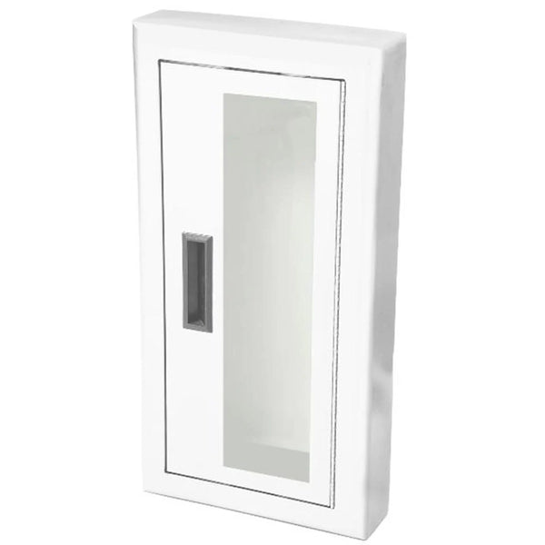 JL Industries 1012F10FX2A Ambassador Fire Extinguisher Cabinet Full Glass w/ Pull Handle Fire Rated for 10LB Extinguishers