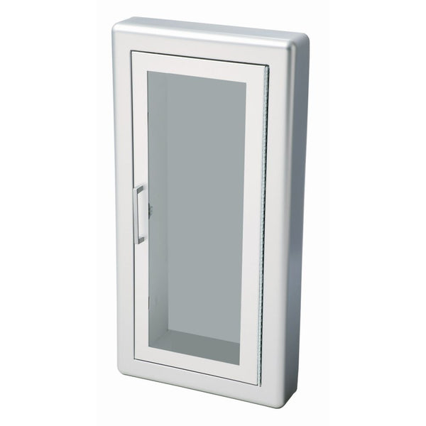 JL Industries 1027F10 Academy aluminum cabinet, full glass door, 3" rolled trim (photo shows model 1027F10)