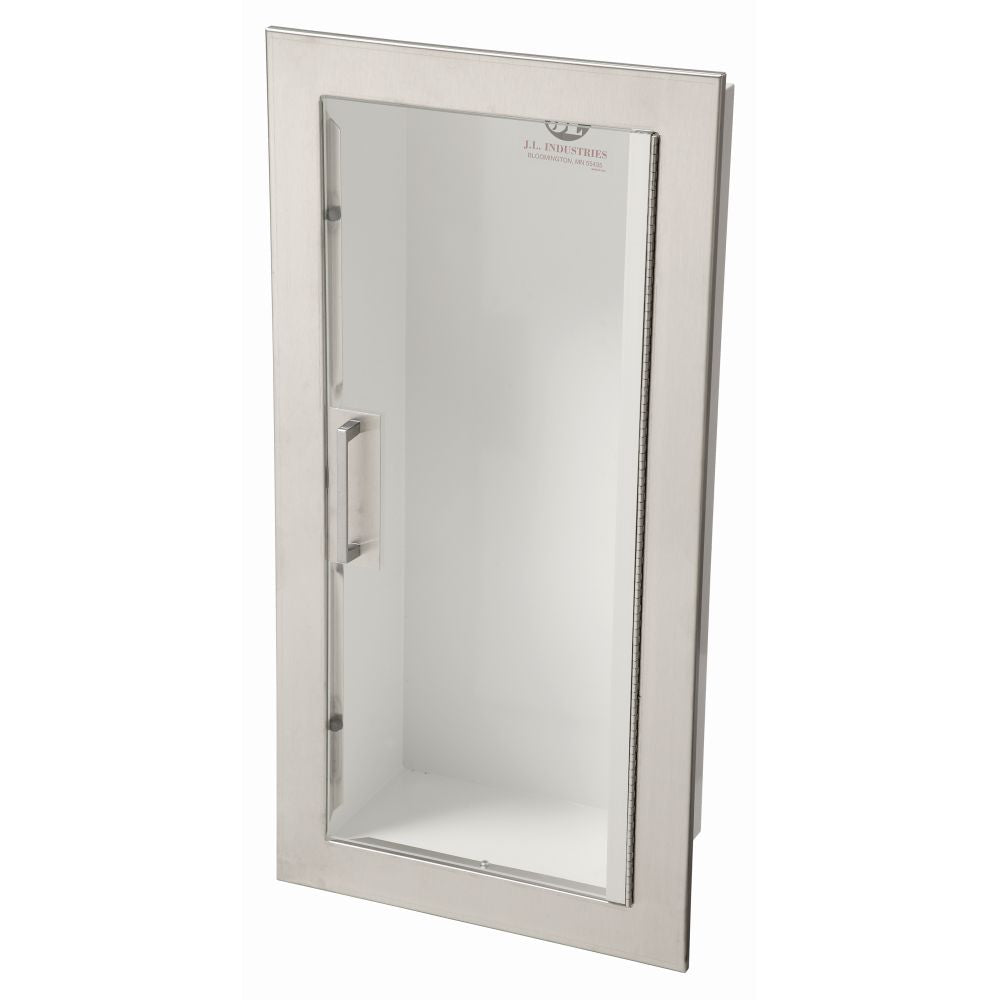JL Industries 1035C70 Panorama frameless clear polycarbonate door (photo shows model 1035C70)