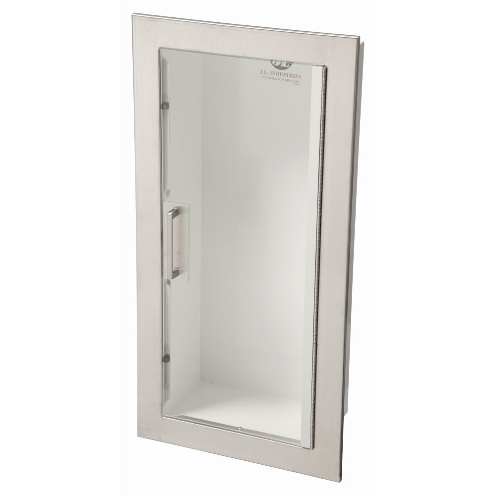 JL Industries 1035C70 Panorama frameless clear polycarbonate door (photo shows model 1035C70)