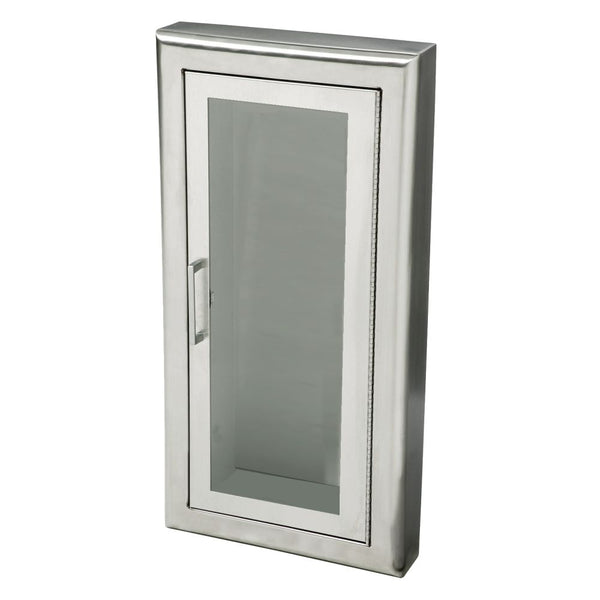 JL Industries 1037F10 Cosmopolitan stainless steel cabinet, full glass door, 3" rolled trim (photo shows model 1037F10)