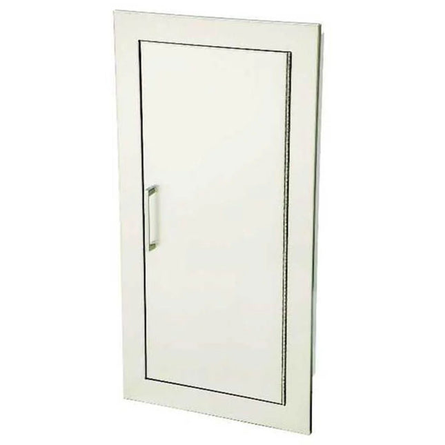 JL Industries 1835S21 Cosmopolitan Fire Extinguisher Cabinet Solid Door w/ Pull Handle for 10LB Extinguishers