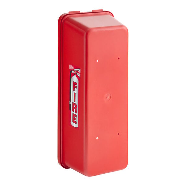 Cato 11051 Chief 10 lb red plastic fire extinguisher cabinet, closed
