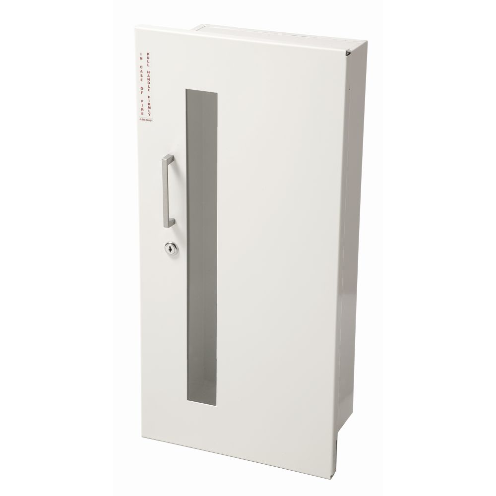 JL Industries 5614W10 Embassy trimless steel cabinet, vertical duo door with Saf-T-Lok (photo shows model 5614W10)