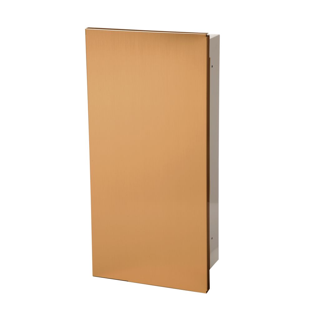 JL Industries 5644S21 Embassy trimless bronze cabinet, solid door (photo shows model 5644S21)