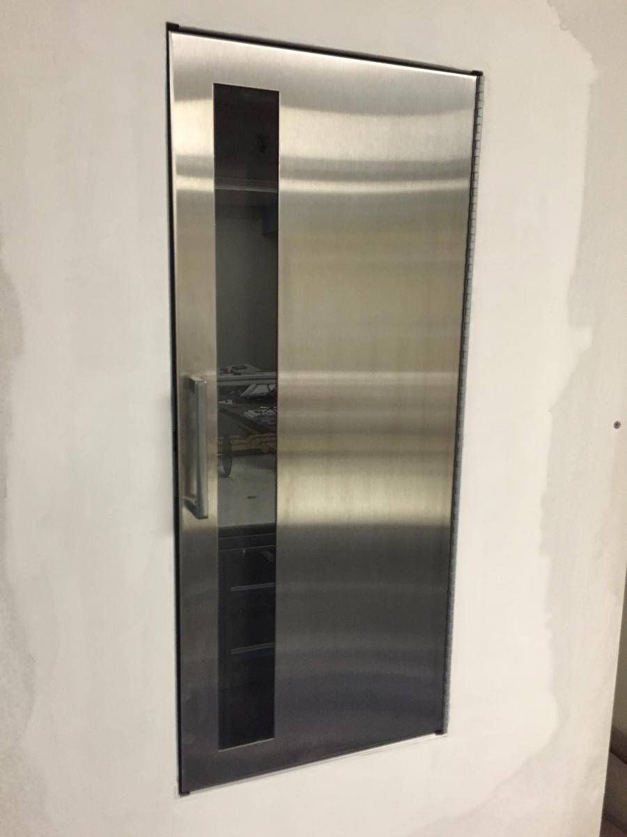 JL Industries Cosmopolitan trimless Cosmopolitan trimless cabinet installed (photo shows model Cosmopolitan trimless)