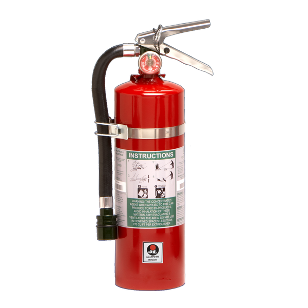 JL Industries Mercury 5 5 lb Halotron I Fire Extinguisher (FM05C)