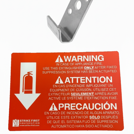 Strike First 6L Wet Chemical Fire Extinguisher (Class K) | UL Certified for Commercial Kitchen Grease Fires, Restaurant Grade, SF-6LK